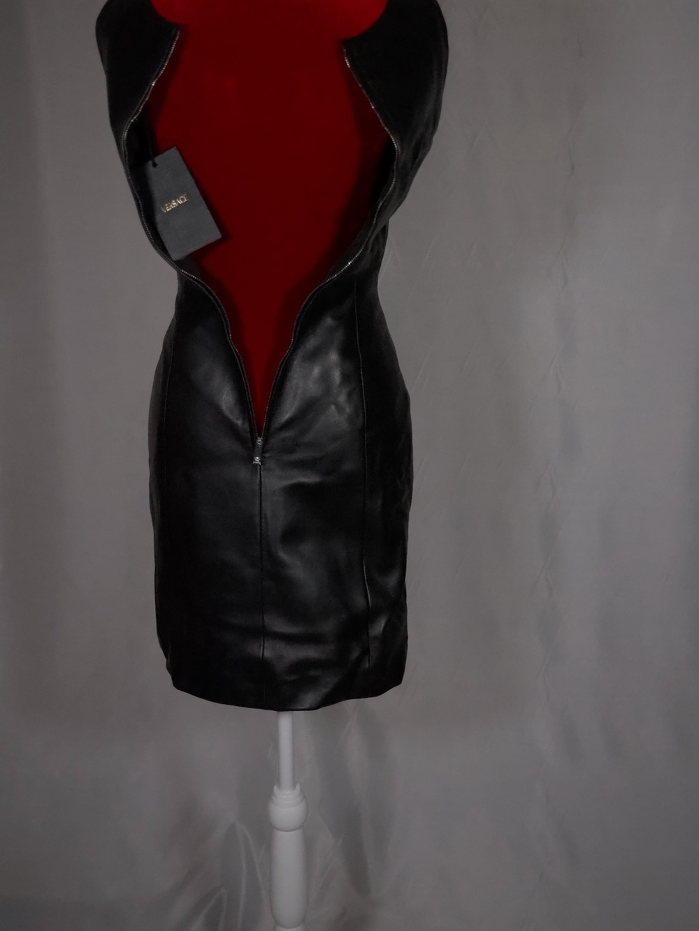Versace leather dress - Picture 3 of 11